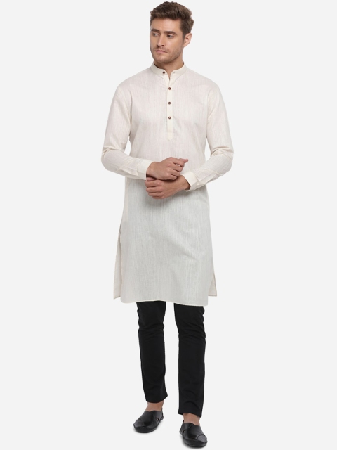 

Modi Kurta Men Cream-Coloured Kurtas
