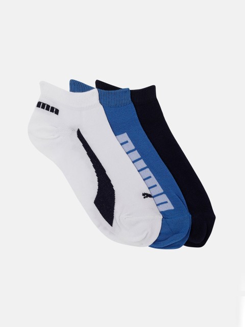 

Puma Unisex Pack Of 3 Ankle-Length Sneaker Socks, Black
