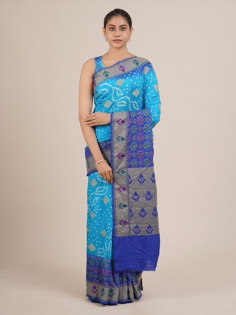 

Pothys Blue Woven Design Art Silk Saree