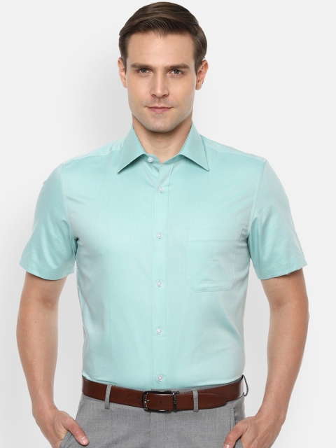 

Louis Philippe Men Green Regular Fit Solid Casual Shirt