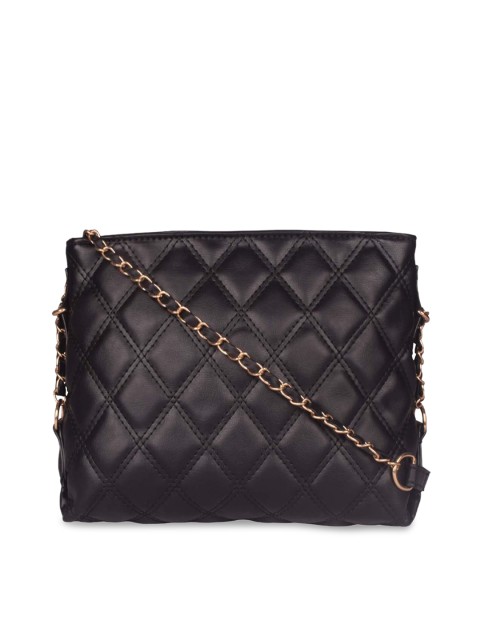 

Bagkok Black Solid Sling Bag