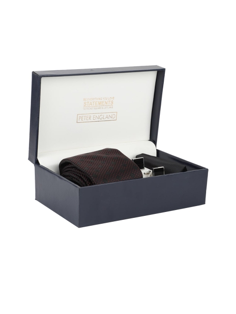 

Peter England Men Black Accessory Gift Set