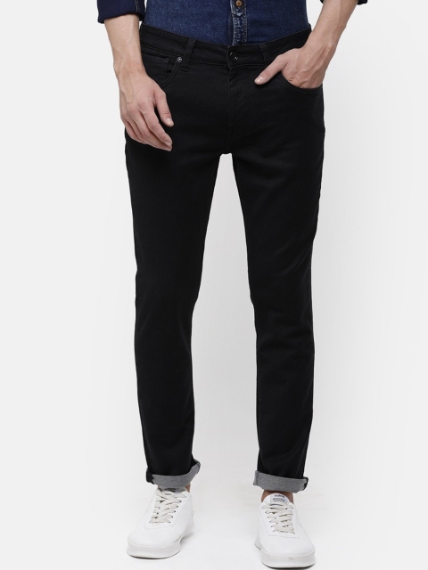 

Voi Jeans Men Black Skinny Fit Mid-Rise Clean Look Stretchable Jeans