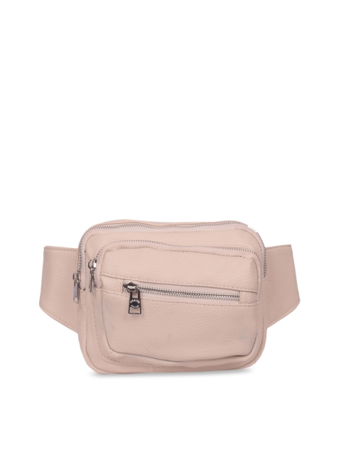 

Bagkok Beige Solid Satchel