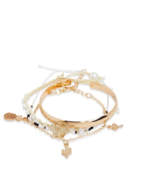 

20Dresses Women Gold-Toned Metal Cuff Bracelet