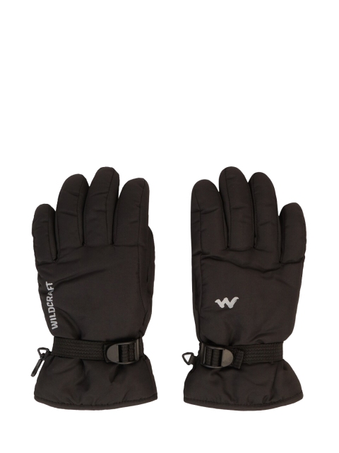 

Wildcraft Unisex Black Solid Snow Hand Gloves