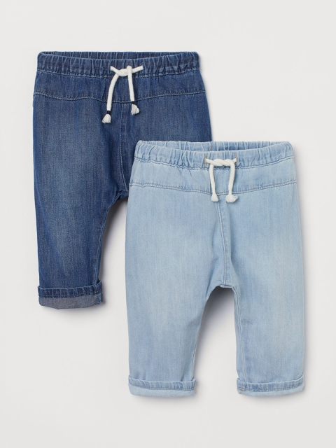 

H&M Boys Blue 2-Pack Denim Joggers
