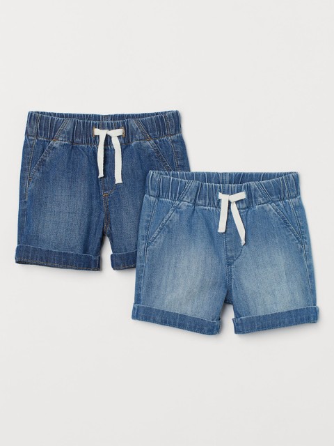 

H&M Boys Blue 2 Pack Denim Shorts