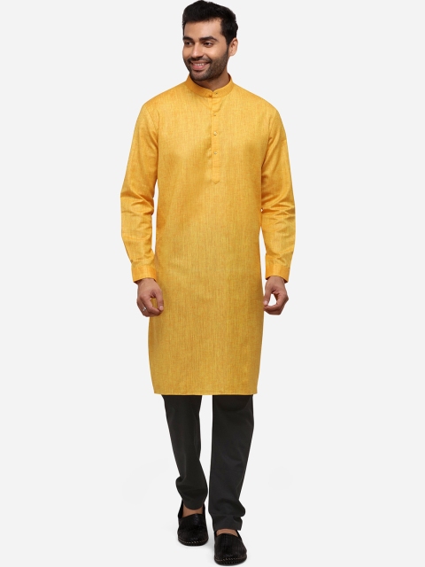 

Modi Kurta Men Yellow Kurtas