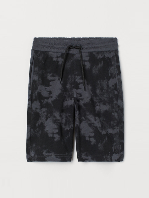 

H&M Boys Grey Patterned Sweatshirt Shorts