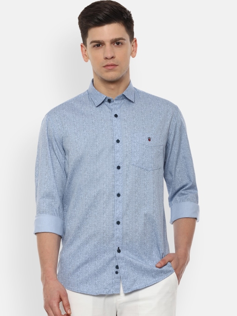 

Louis Philippe Sport Men Blue Slim Fit Printed Cotton Casual Shirt