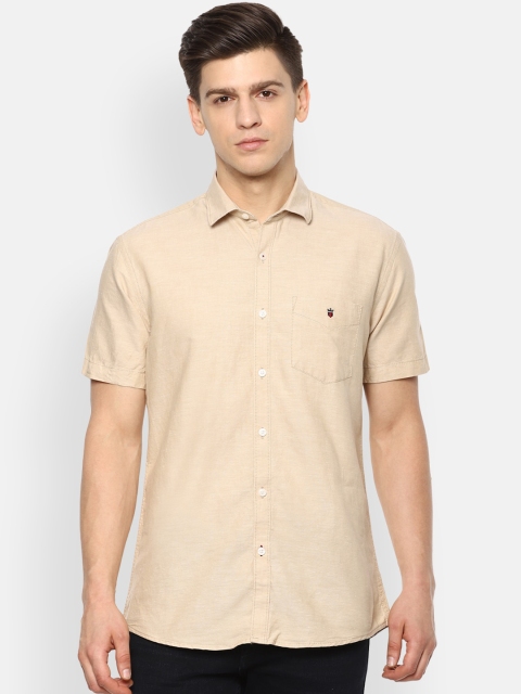 

Louis Philippe Sport Men Beige Slim Fit Solid Casual Shirt