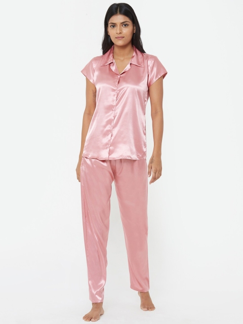 

Juliana Dream Women Peach Solid Night Suit