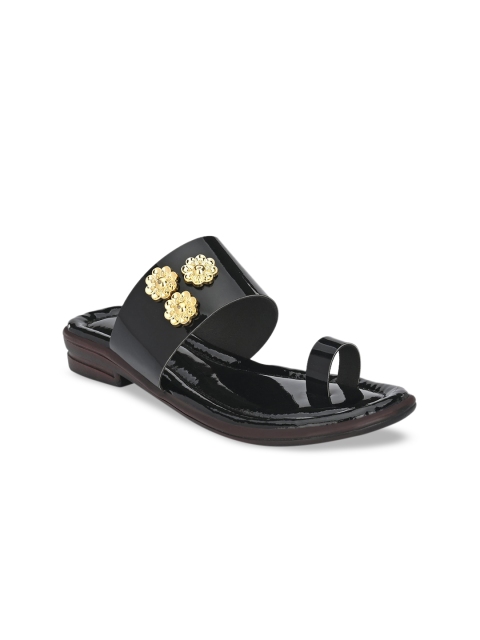

Trendigo Women Black One Toe Flats