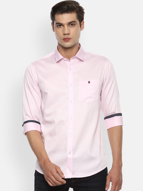 

Louis Philippe Jeans Men Pink Slim Fit Solid Casual Shirt