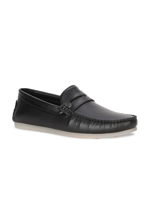 

Bruno Manetti Men Black Solid Loafers
