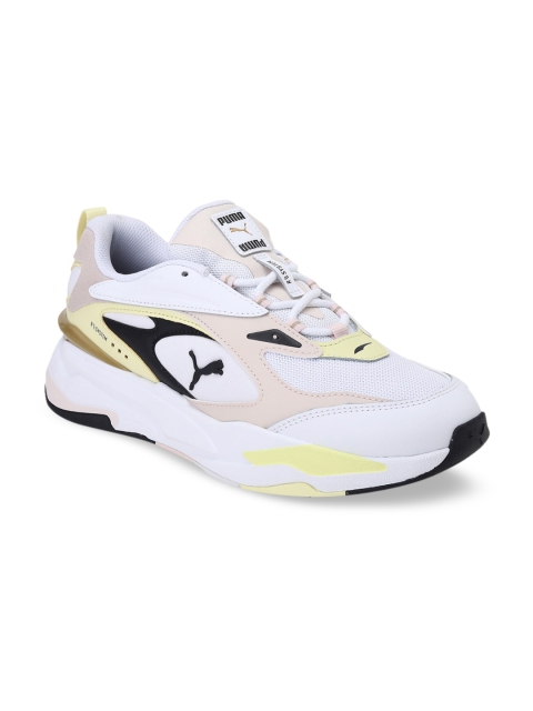 

Puma Unisex White Colourblocked RS-Fast Sneakers