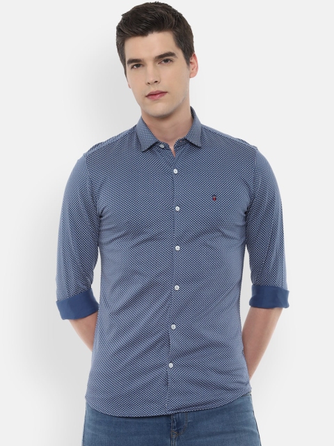 

Louis Philippe Sport Men Blue Slim Fit Checked Casual Shirt