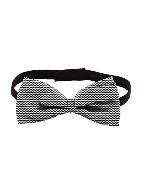 

Blacksmith Black & White Printed Bow Tie