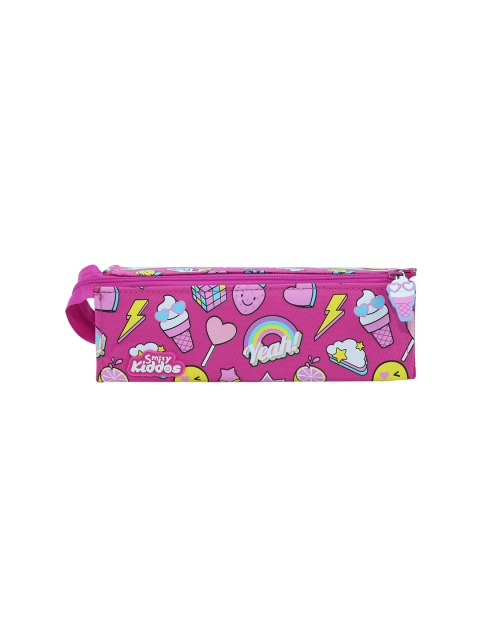 

Smily Kiddos Kids Pink & White Printed Tray Pencil Case