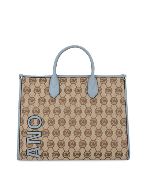 

Da Milano Blue Self Design Tote Bag