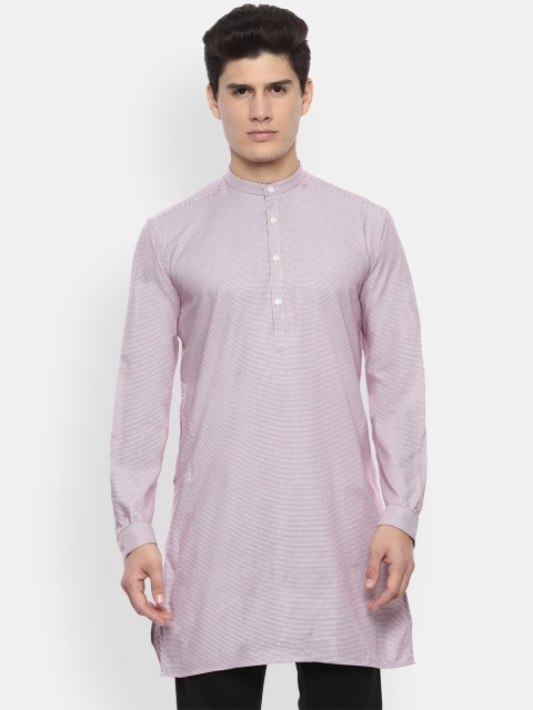 

V Dot Men Pink Regular Fit Printed Casual Shirt