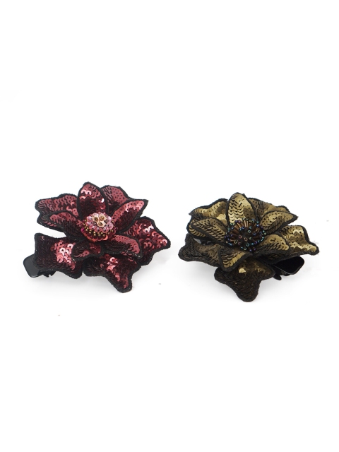 

Diwaah Black & Pink Set of 2 French Barrette