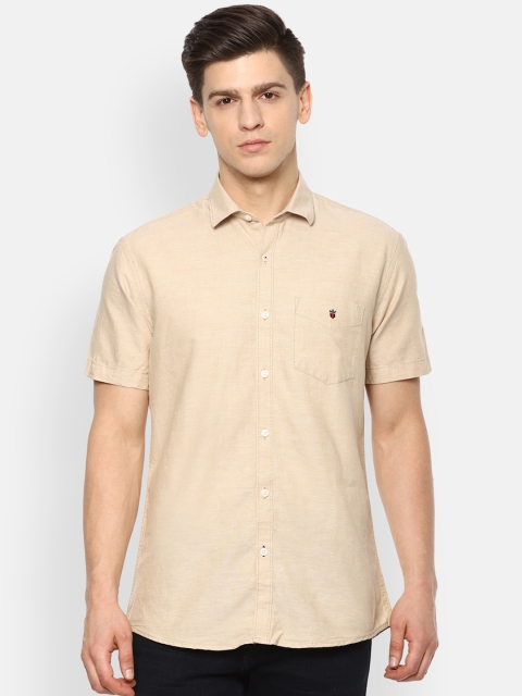 

Louis Philippe Sport Men Beige Slim Fit Solid Casual Shirt