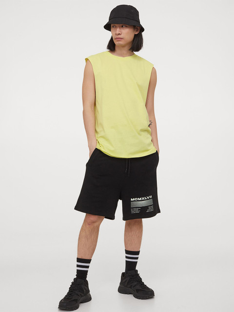 

H&M Mens Yellow Vest top