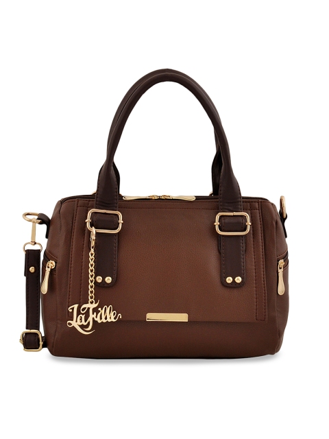 

LaFille Brown Solid Handheld Bag