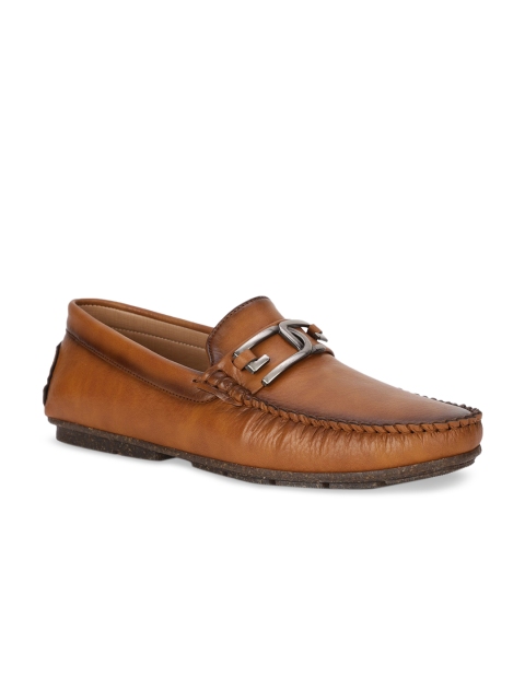 

Bruno Manetti Men Tan Brown Driving Shoes