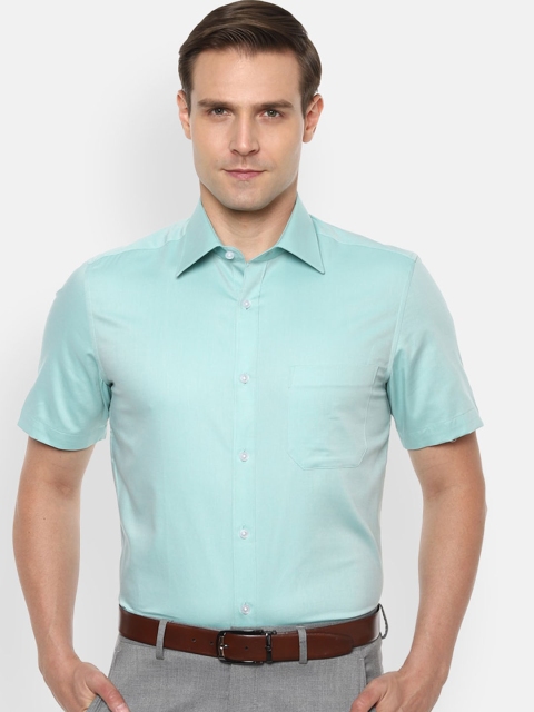 

Louis Philippe Men Green Regular Fit Solid Casual Shirt