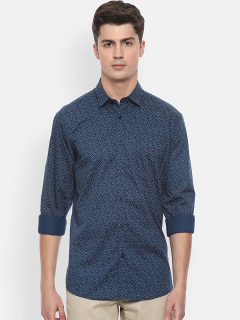 

Louis Philippe Sport Men Blue Slim Fit Printed Casual Shirt