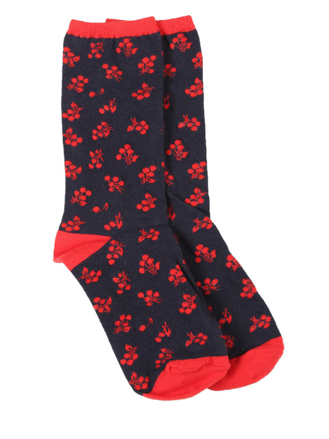 

GAP Unisex Blue & Red Cherry Crew Socks