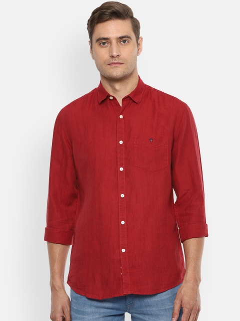 

Louis Philippe Sport Men Red Slim Fit Solid Casual Shirt