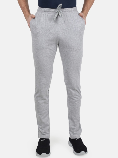 

Monte Carlo Men Grey Solid Track Pants