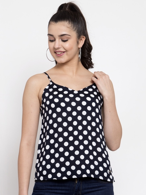 

Global Republic Navy Blue & White Regular Top