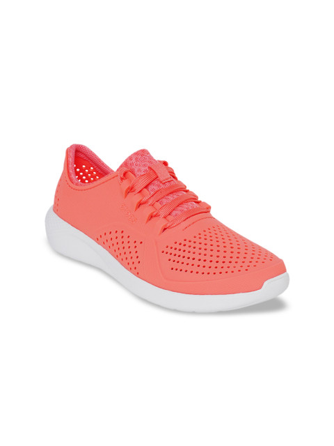 

Crocs Literide Women Orange Perforations Sneakers