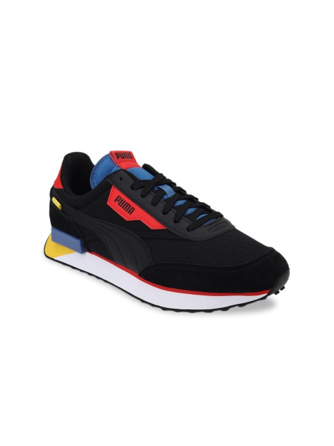 

Puma Black & Blue Colourblocked Sneakers