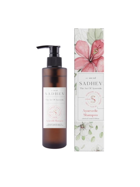 

Sadhev Coconut & Hibiscus Ayurvedic Shampoo 200 ml, White