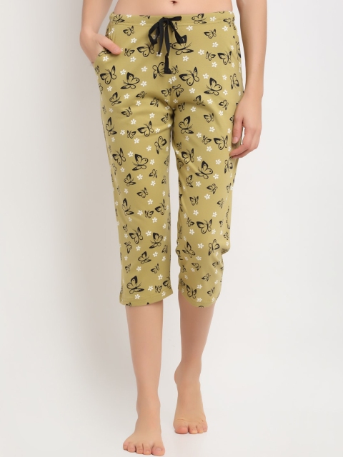 

Kanvin Women Green Printed Capris
