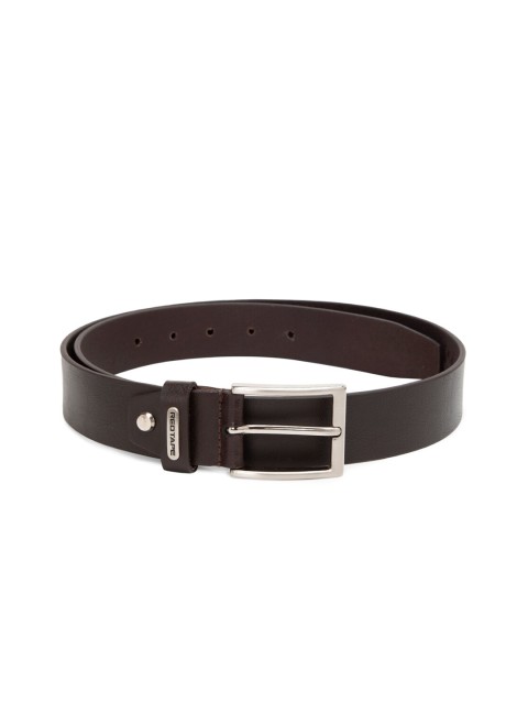 

Red Tape Men Brown Textured Belt