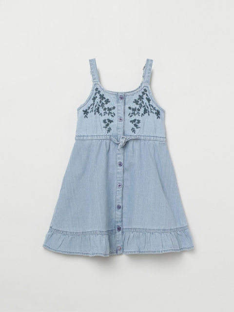 

max Kids-Girls Blue A-Line Dress