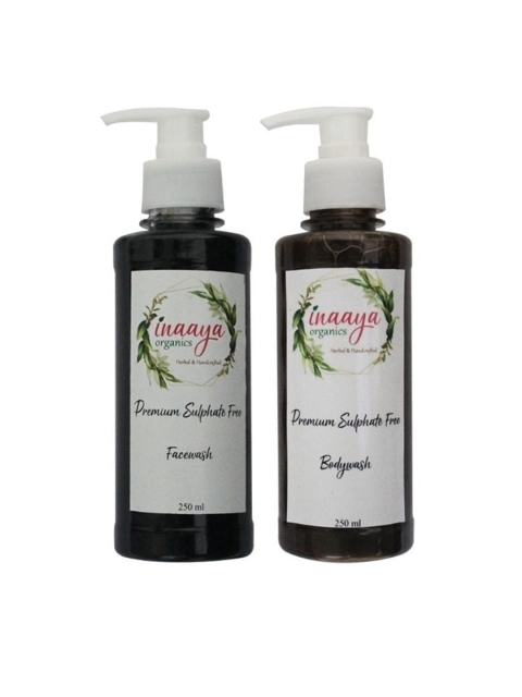 

Inaaya Organics Set of Black Beauty Organic Face Wash & Saffron Milk Body Wash