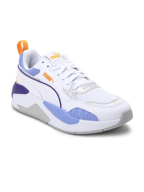 

Puma Women White Woven Design Sneakers