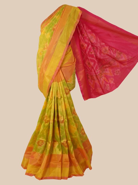 

Pothys Green Pure Silk Saree