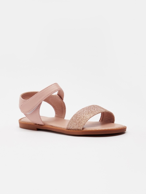 

shoexpress Girls Pink PU Comfort Sandals