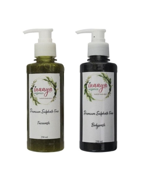 

Inaaya Organics Blush Brown Organic Face Wash & Chocolate Body Wash 500ml, Multi