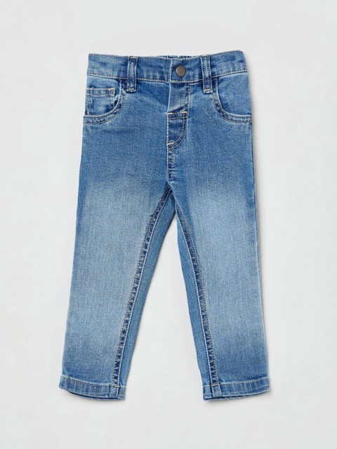 

max Boys Blue Heavy Fade Jeans