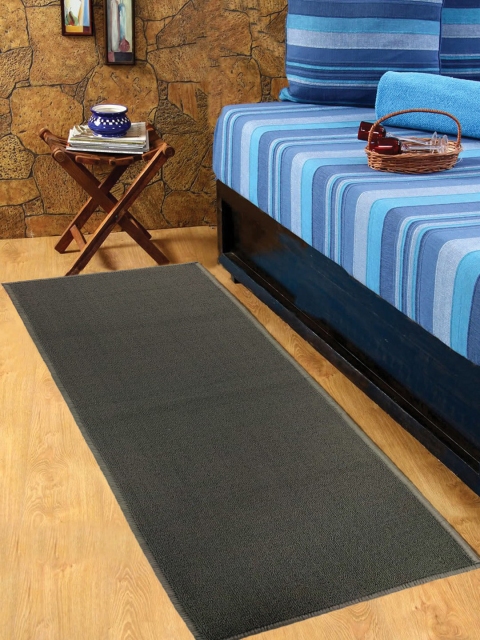 

Status Unisex Grey Solid Bed Runner